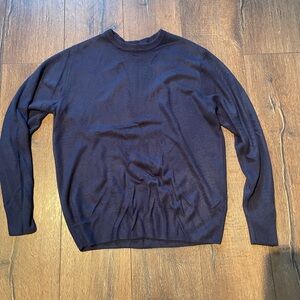 Men's Crewneck Sweater in Dark Navy